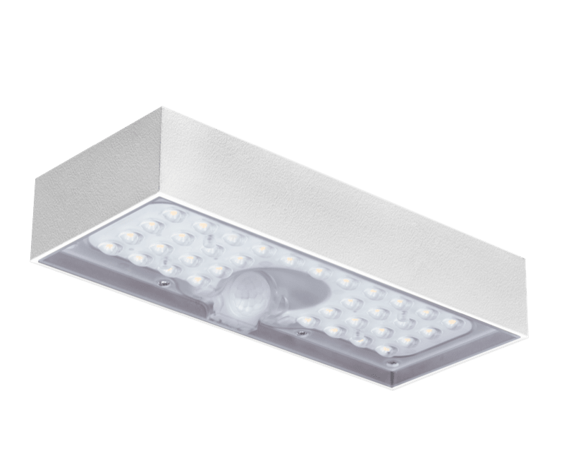 CENTURY - APPLIQUE LED SOLAR DOMINO BIANCO