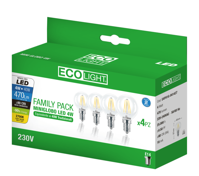 CENTURY - FIL. LED ECOLIGHT SFERA