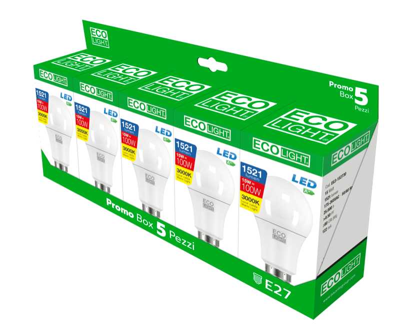 CENTURY - LAMP. LED ECOLIGHT GOCCIA A60 EG35-152730