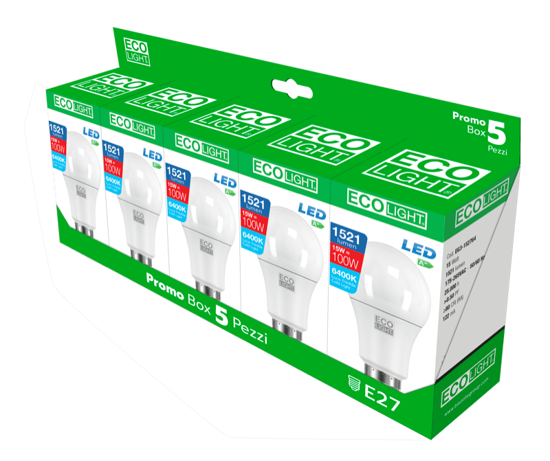 CENTURY - LAMP. LED ECOLIGHT GOCCIA A60