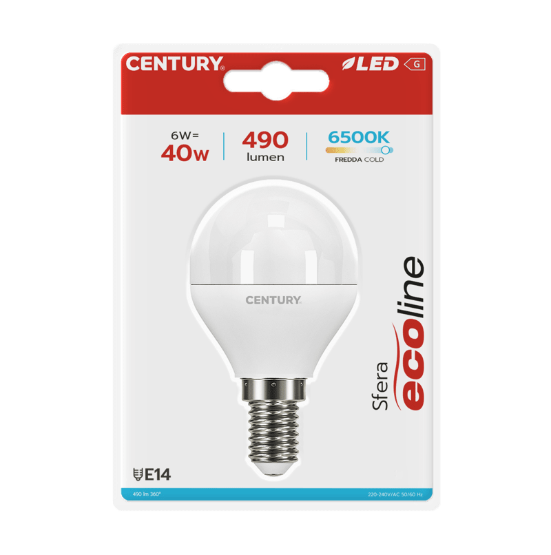 CENTURY - LAMP. LED ECOLINE SFERA ELH1G-061464BL