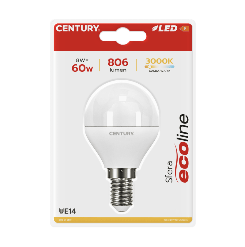 CENTURY - LAMP. LED ECOLINE SFERA