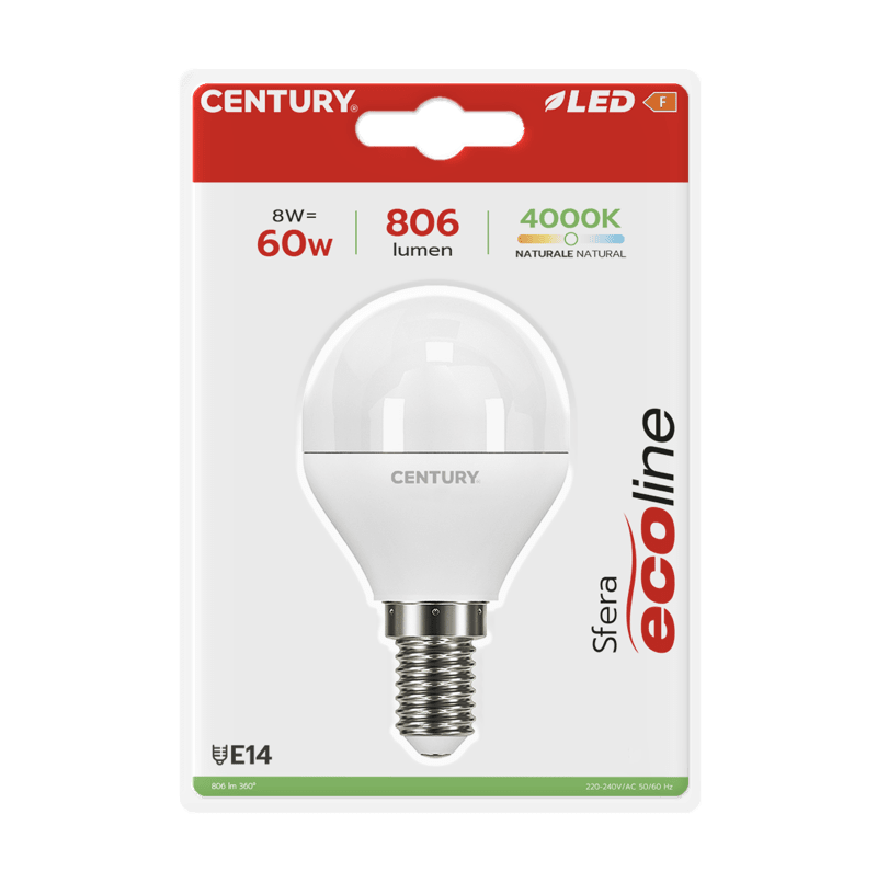 CENTURY - LAMP. LED ECOLINE SFERA ELH1G-081440BL