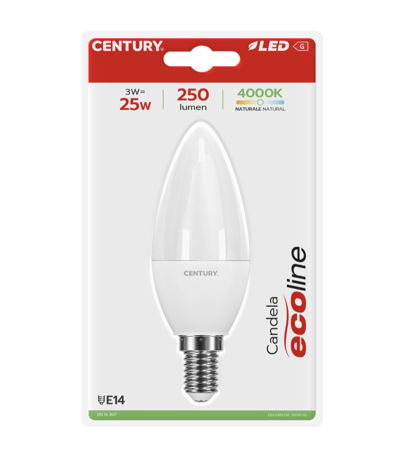 CENTURY - LAMP. LED ECOLINE CANDELA