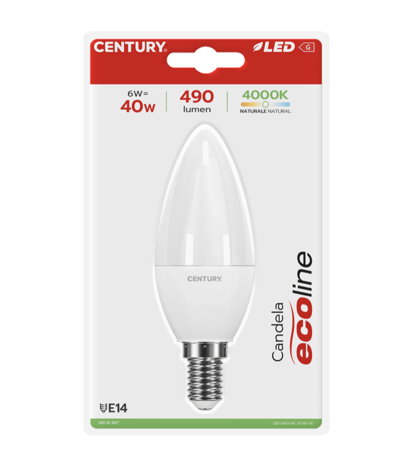 CENTURY - LAMP. LED ECOLINE CANDELA ELM1-061440BL