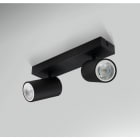 CENTURY - FARETTO SOFFITTO ENFASI SQUARE NERO