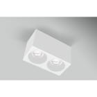 CENTURY - PLAFONIERA LED ESSENZA QUBE BIANCA/BIAN