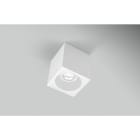 CENTURY - PLAFONIERA LED ESSENZA QUBE BIANCA/BIAN ESQBB80-GU10
