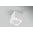 CENTURY - PLAFONIERA LED ESSENZA QUBE BIANCA/BIAN