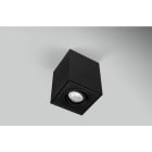 CENTURY - PLAFONIERA LED ESSENZA QUBE NERA ORIENT