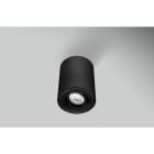 CENTURY - PLAFONIERA LED ESSENZA ROUND NERA ORIEN