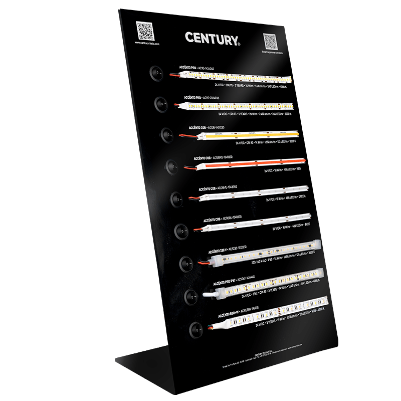CENTURY - ESPOSITORE DISPLAY STRIP LED
