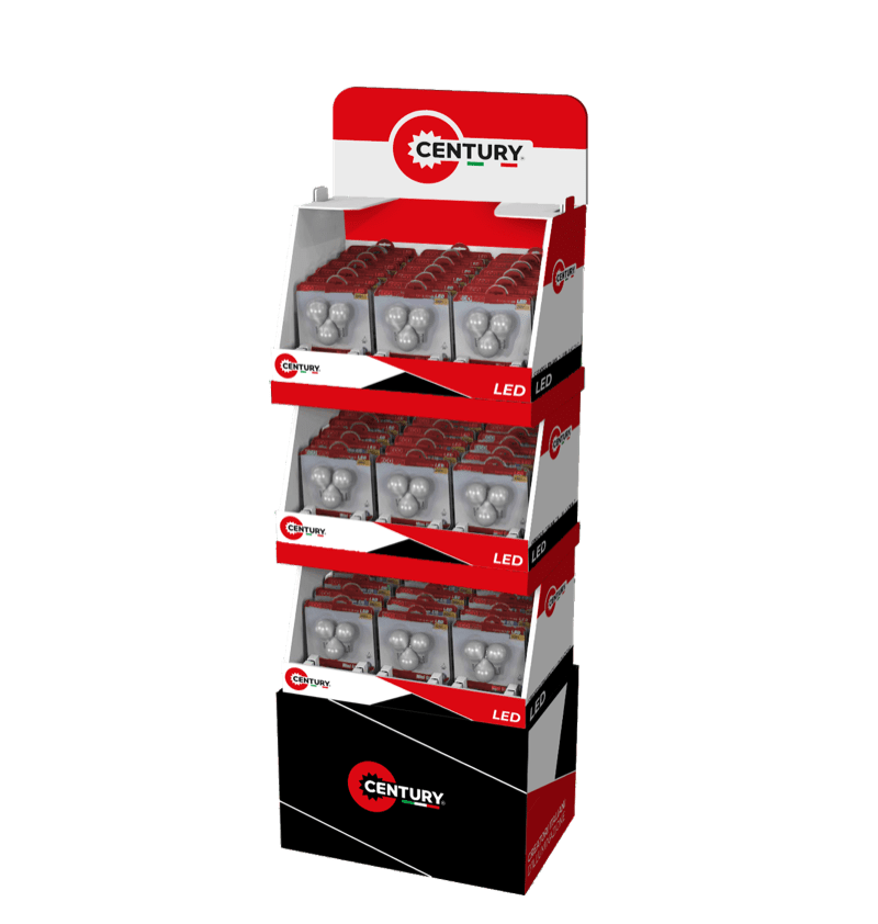 CENTURY - ESPOSITORE CENTURY LED PROMOZ. 3 VASCHET