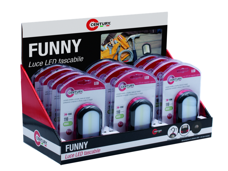 CENTURY - TORCIA LED FUNNY BATT.3X1,5V AAA