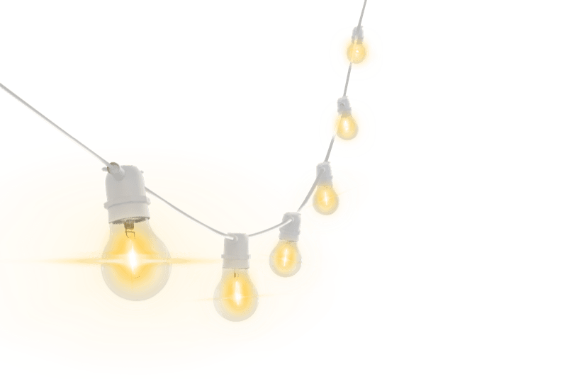 CENTURY - FIESTA LED FILO LUCI BIANCO CLEAR 36V