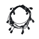 CENTURY - FIESTA LED FILO LUCI NERO 10M - 220-240V