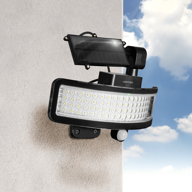 CENTURY - PROIETTORE LED SOLARE GIRASOLE AUTO ORI