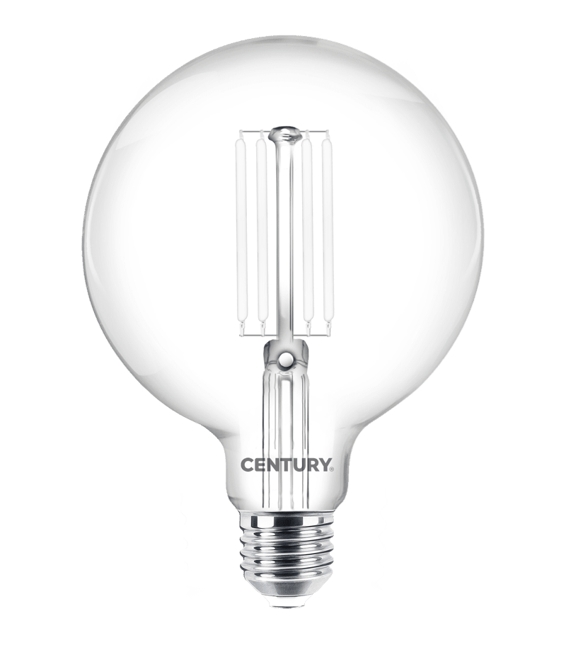 CENTURY - FIL. LED INCANTO WHITE GLOBO CHIARA G125