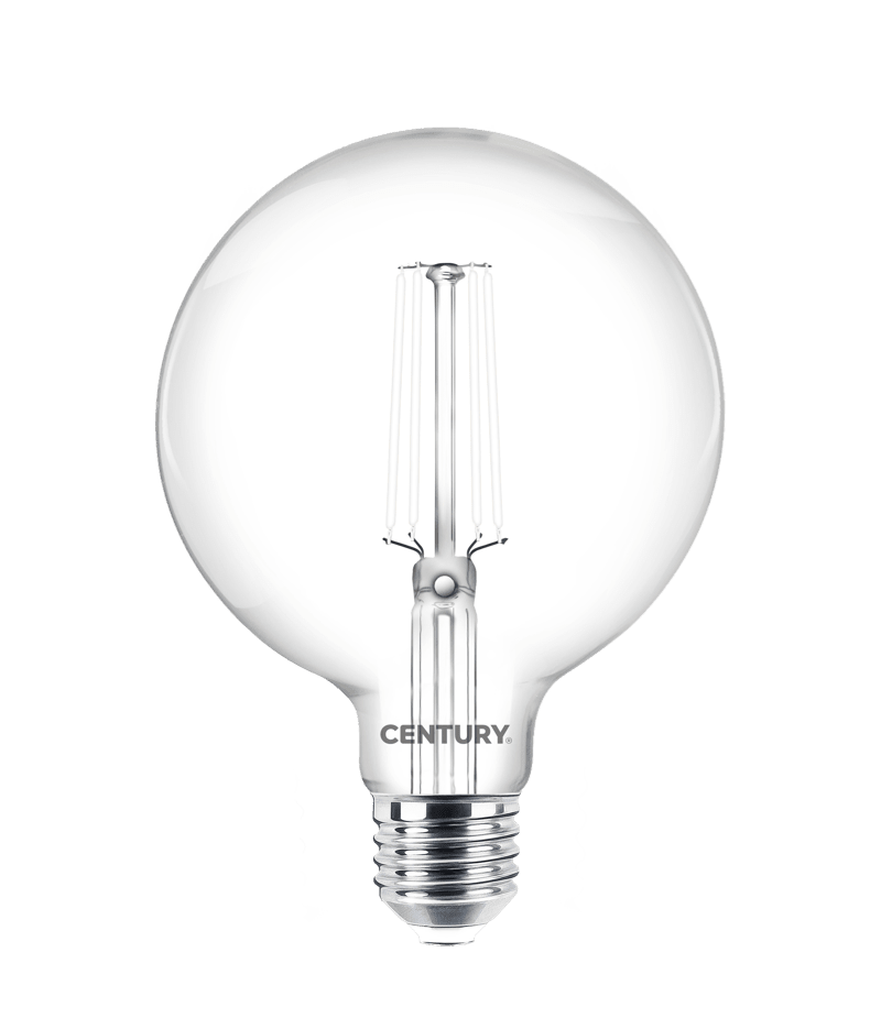CENTURY - FIL. LED INCANTO WHITE GLOBO CHIARA G95