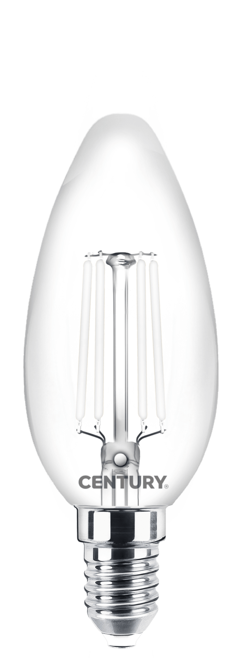 CENTURY - FIL. LED INCANTO WHITE CANDELA CHIARA