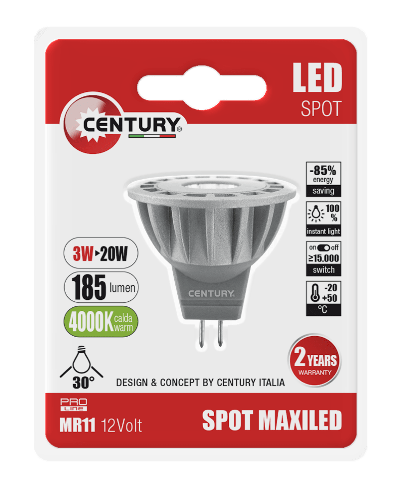 CENTURY - SPOT LED MAXILED K12XLED-300440BL