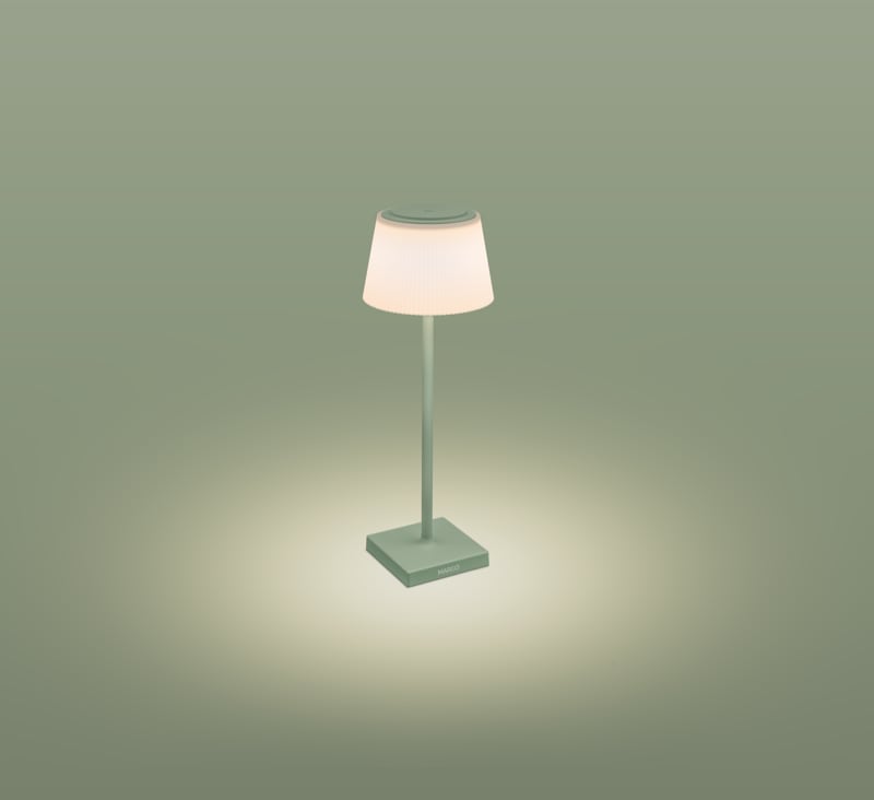 CENTURY - LAMP. DA TAVOLO MARGO RICAR. VERDE SALV