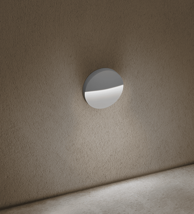 CENTURY - SEGNAPASSO LED PASEO TONDO GRIGIO PEOGR-041140