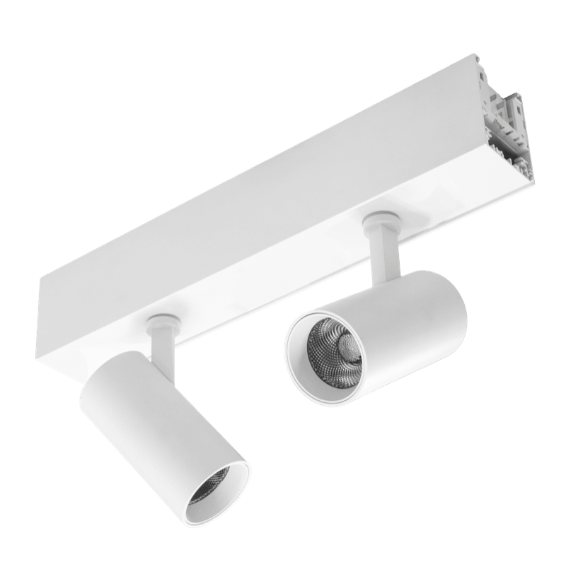 CENTURY - SPOTLIGHT LINEARE PRIS MEA 2 LUCI BIANCO