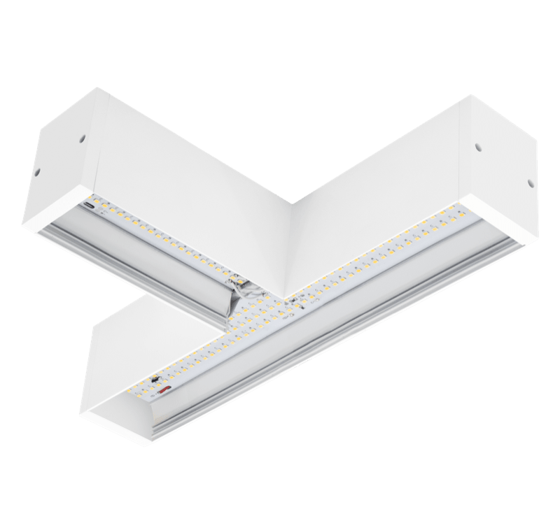 CENTURY - PLAF. LINEARE PRIS MEA CONN. T SX BIANCA