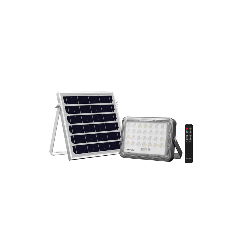 CENTURY - PROIETTORE LED PROMETEO SOLARE 8.000MAH