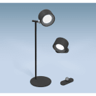 CENTURY - LAMP. D'ARREDO PIXEL RICAR. NERO