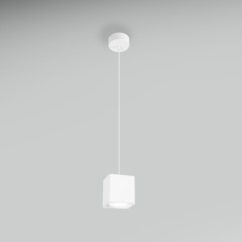 CENTURY - SOSP.INTERNO LED QUBE BIANCO