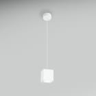 CENTURY - SOSP.INTERNO LED QUBE BIANCO