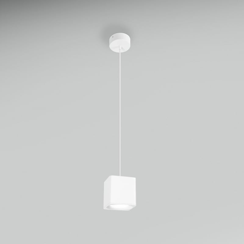 CENTURY - SOSP.INTERNO LED QUBE BIANCO