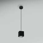 CENTURY - SOSP.INTERNO LED QUBE NERO