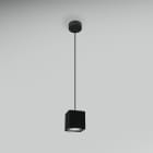 CENTURY - SOSP.INTERNO LED QUBE NERO