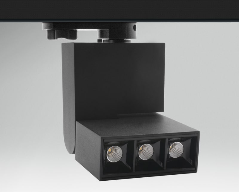 CENTURY - SPOTLIGHT LED REGIA LINEARE NERO