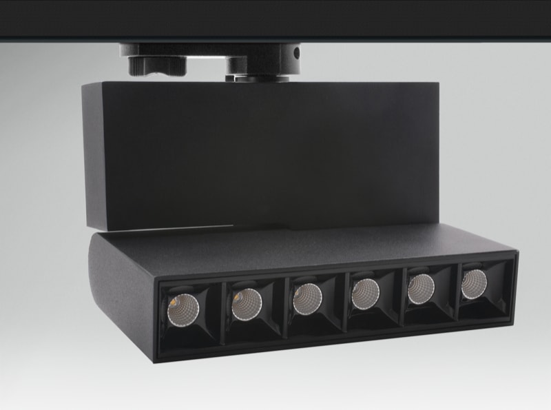 CENTURY - SPOTLIGHT LED REGIA LINEARE NERO