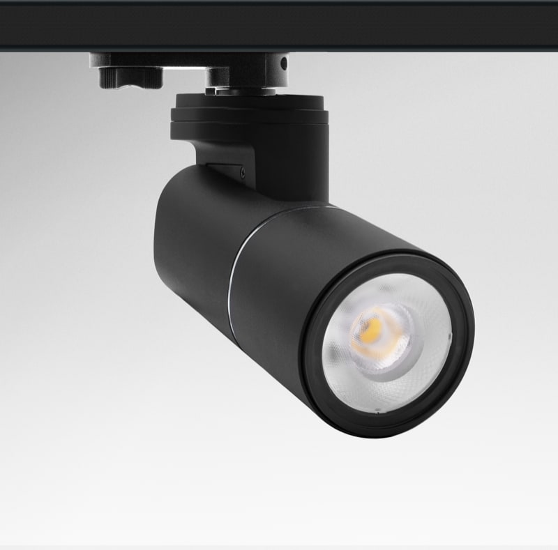 CENTURY - SPOTLIGHT LED REGIA BINARIO NERO CRI>90
