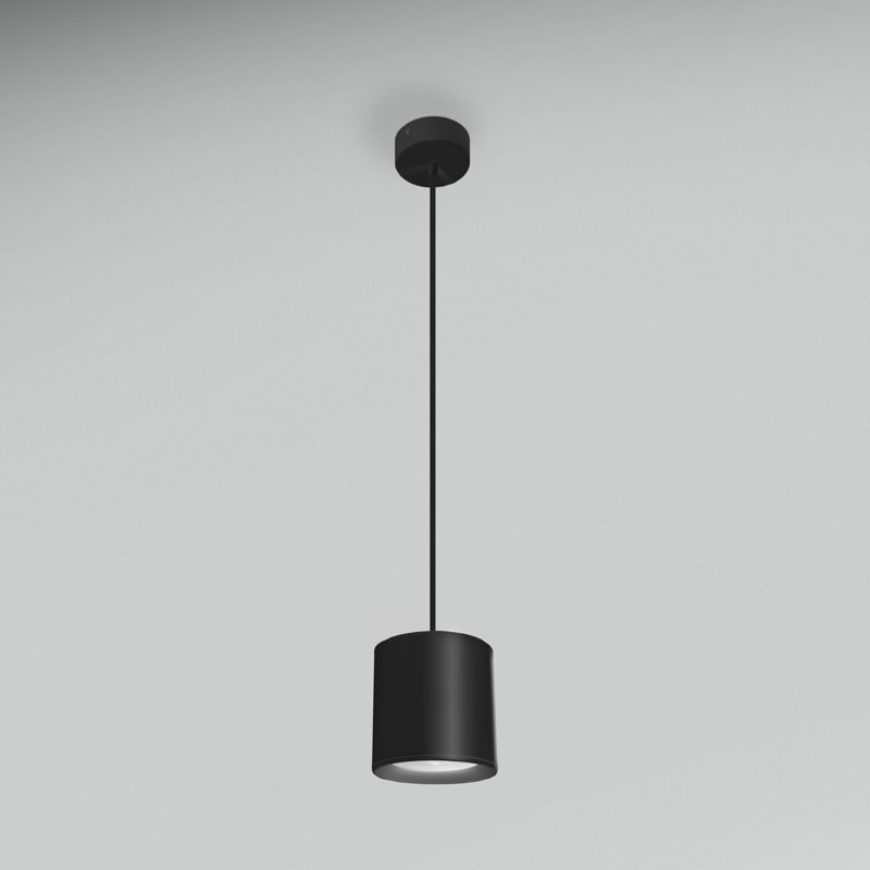 CENTURY - SOSP.INTERNO LED RONDO' NERO