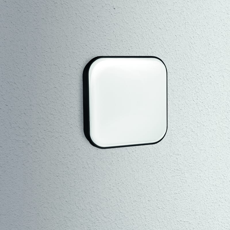 CENTURY - PLAFONIERA LED SIMPLY SQUARE NERA