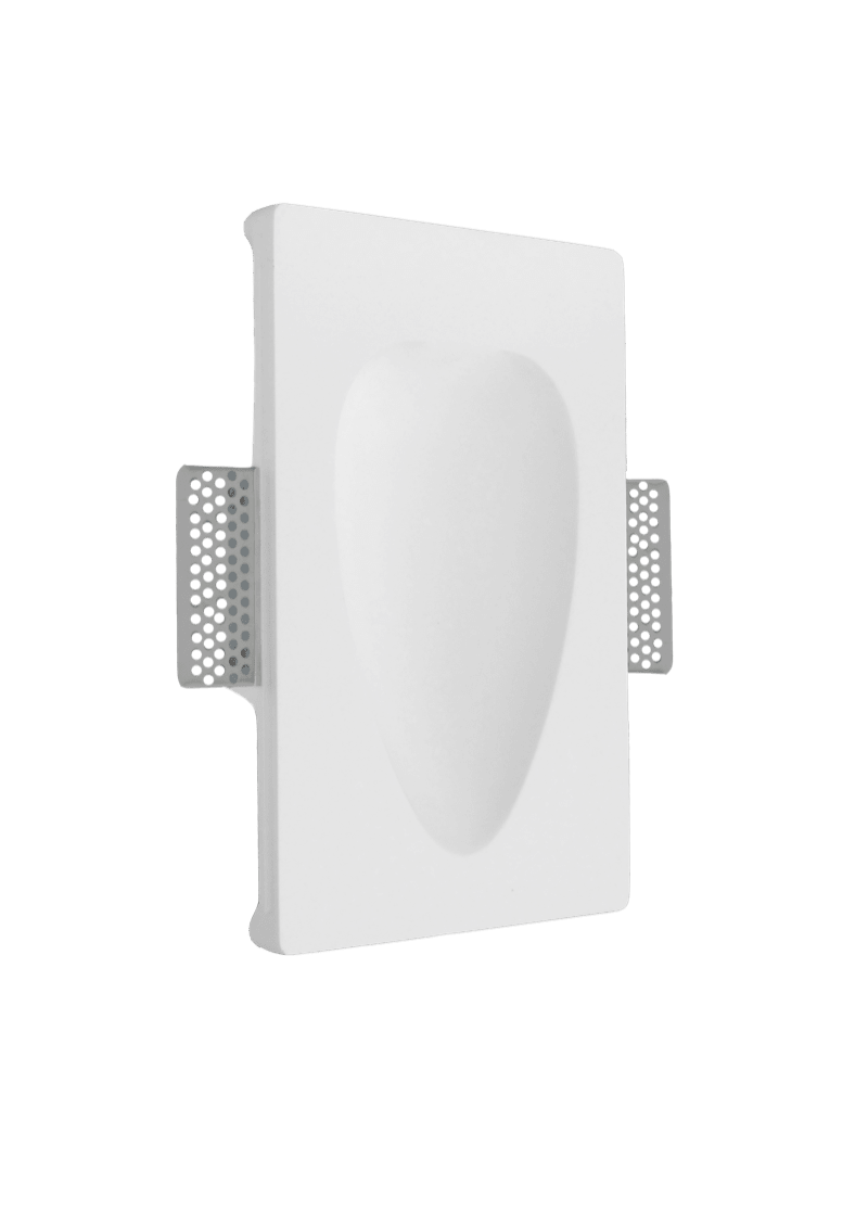 CENTURY - APPLIQUE LED IN GESSO SOFFIO 230X145X55
