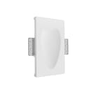 CENTURY - APPLIQUE LED IN GESSO SOFFIO 230X145X55