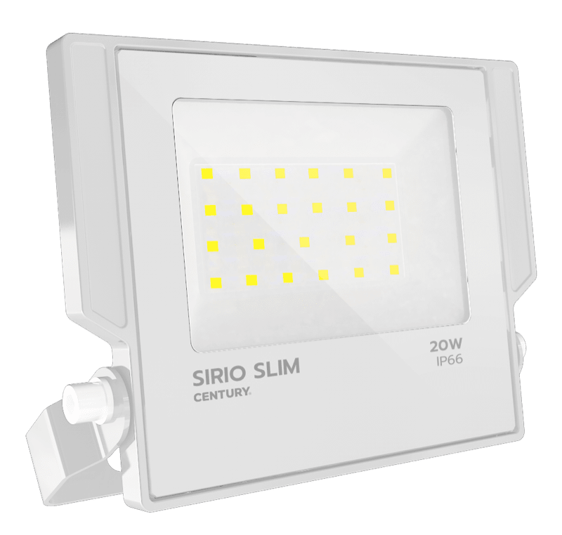 CENTURY - PROIETTORE LED SIRIO SLIM BIANCO