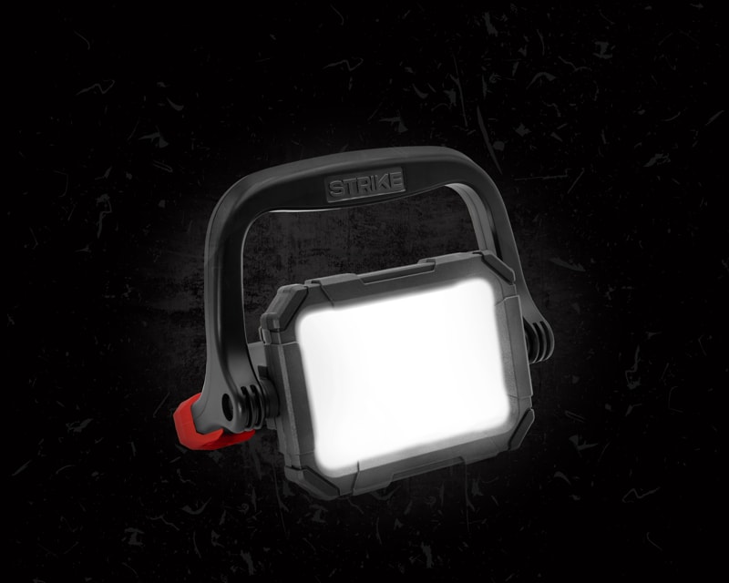CENTURY - PROIETTORE PORT. LED STRIKE BATT. RICAR.