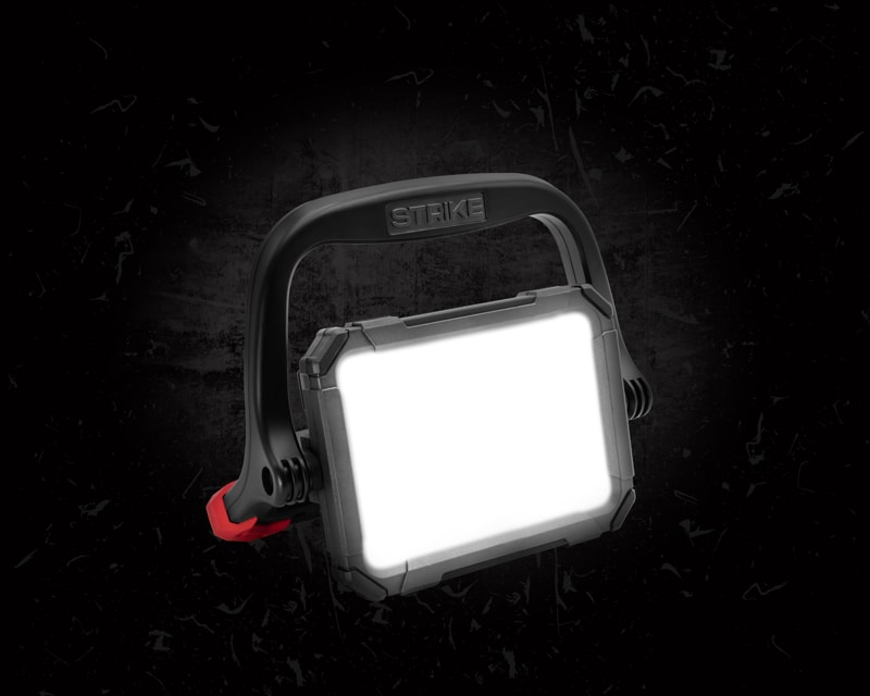 CENTURY - PROIETTORE PORT. LED STRIKE BATT. RICAR.
