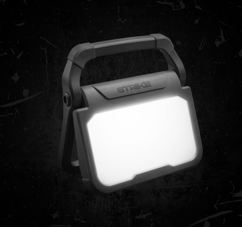 CENTURY - PROIETTORE PORT. LED STRIKE BATT. RICAR.
