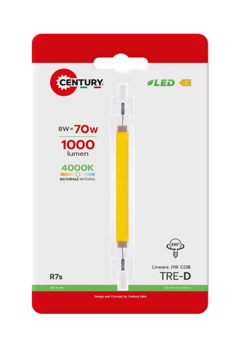 CENTURY - LAMP. LED TRE-D COB TRCOB-0811840BL