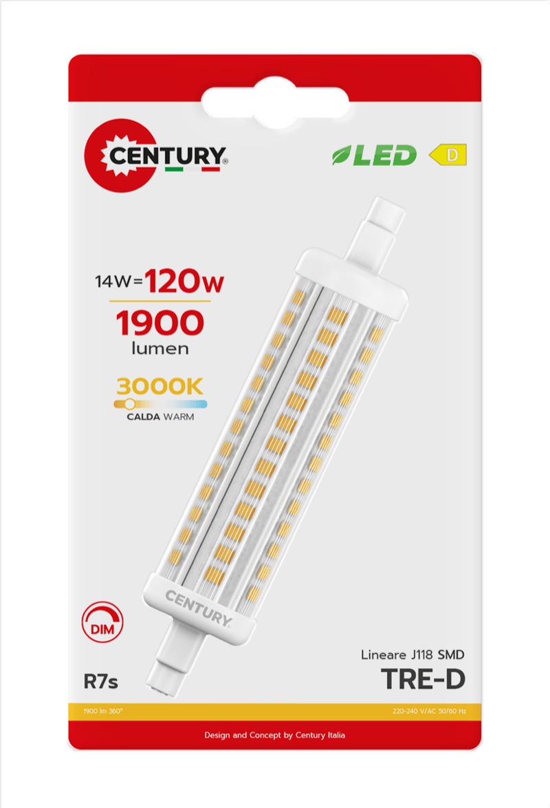 CENTURY - LAMP. LED TRE-D TRD-1411830BL