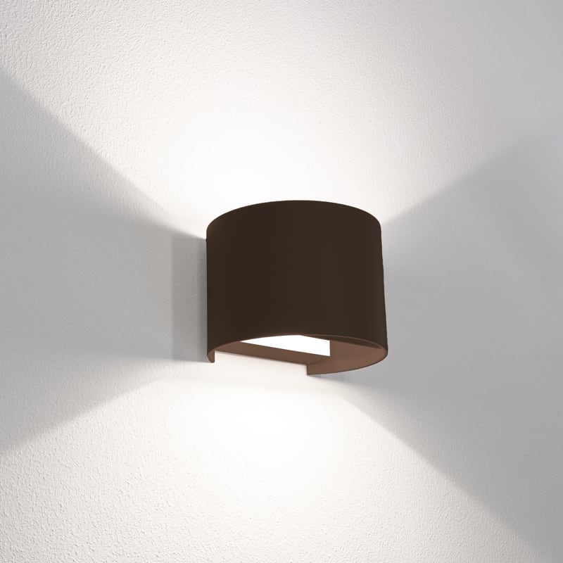 CENTURY - APPLIQUE LED UP&DOWN TONDO CORTEN